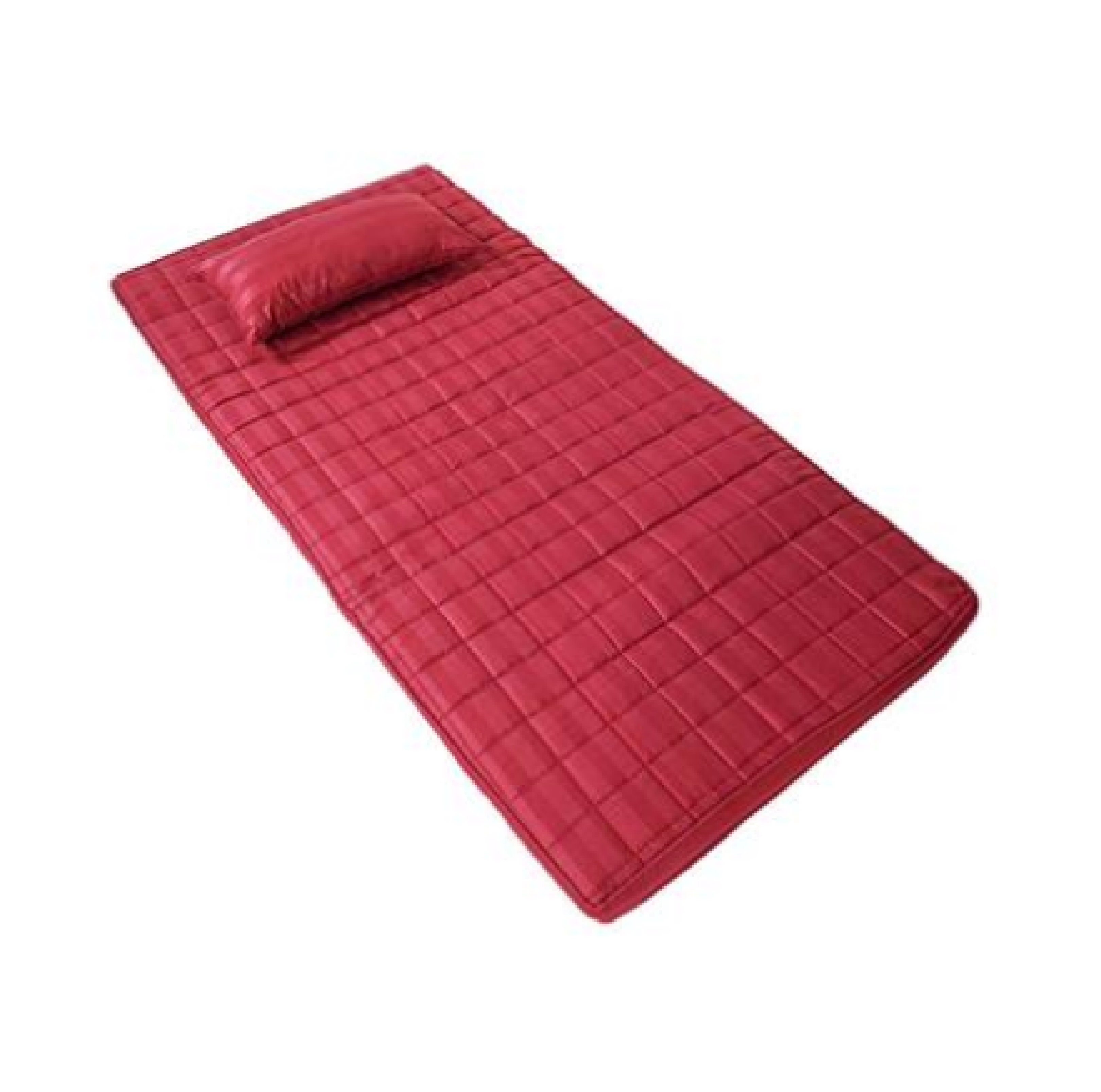 ที่นอนปิกนิกพร้อมหมอน KASSA HOME รุ่น Embross ขนาด 78 x 36 นิ้ว สีแดง