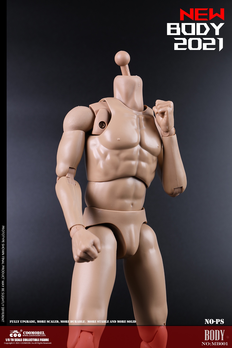 COOMODEL MB001-4 1/6 NEW TYPE MALE BODY
