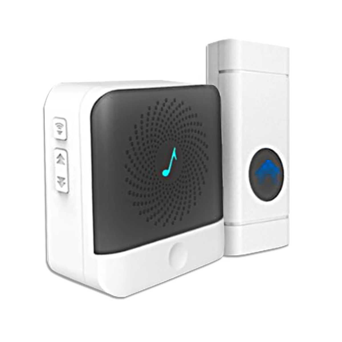NANO ชุดกระดิ่งไร้สายพร้อมรีโมท (กระดิ่งไร้สาย+รีโมทกระดิ่งไร้สาย) สีขาว รุ่น NN-WB01W