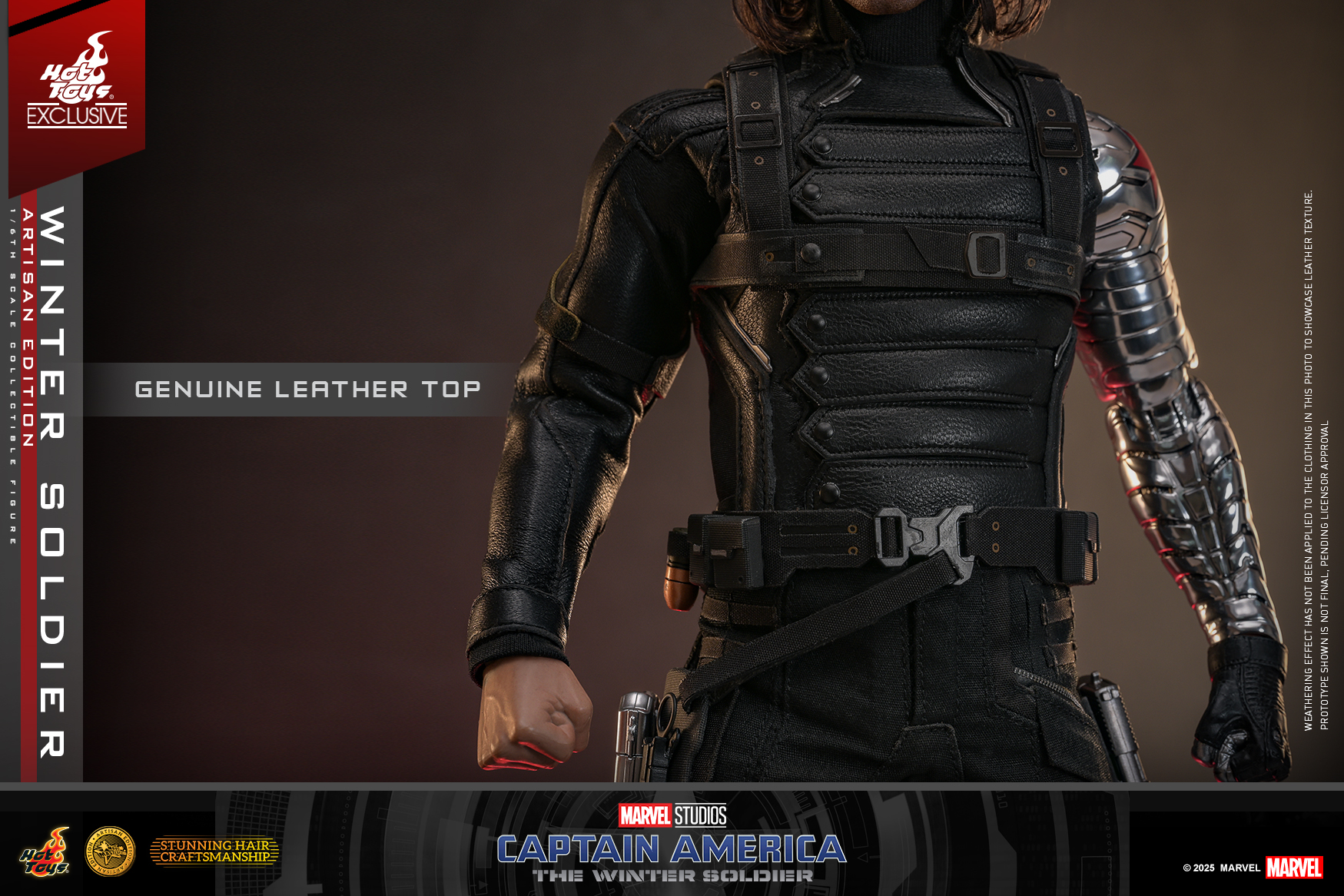 Hot Toys MMS790AEB Captain America: The Winter Soldier - Winter Soldier (Artisan Edition) (Special Edition) [Hot Toys Exclusive]