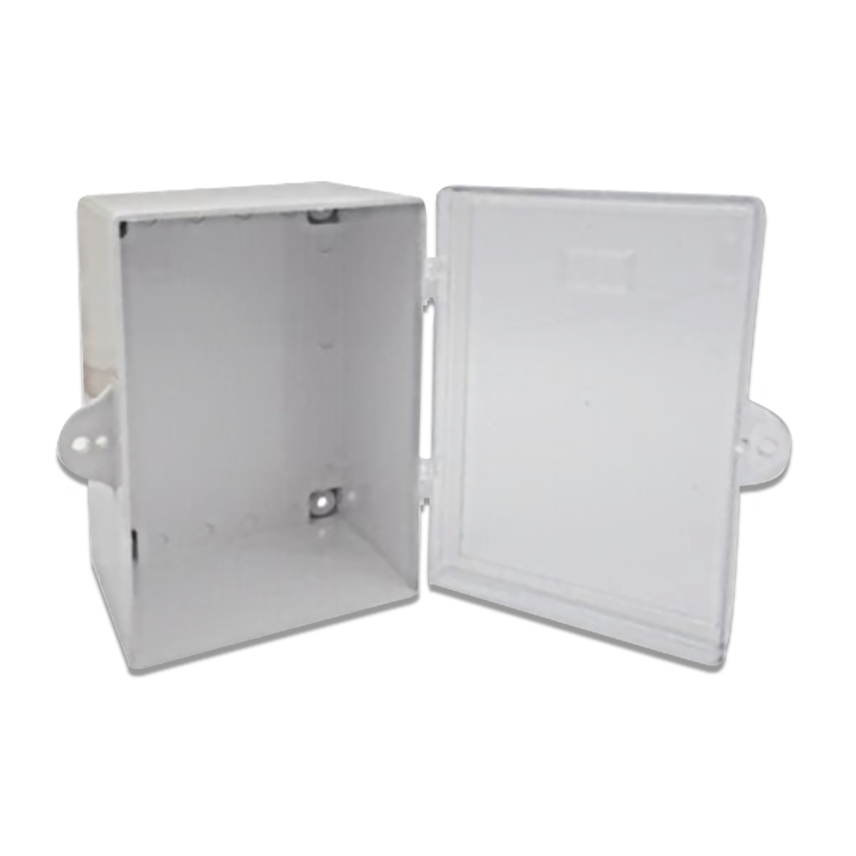 NANO ตู้กันน้ำพลาสติก ขนาด 4.5x6.5x3.5" สีขาว(ฝาใส) รุ่น NANO-11CW (20 ชิ้น/กล่อง)