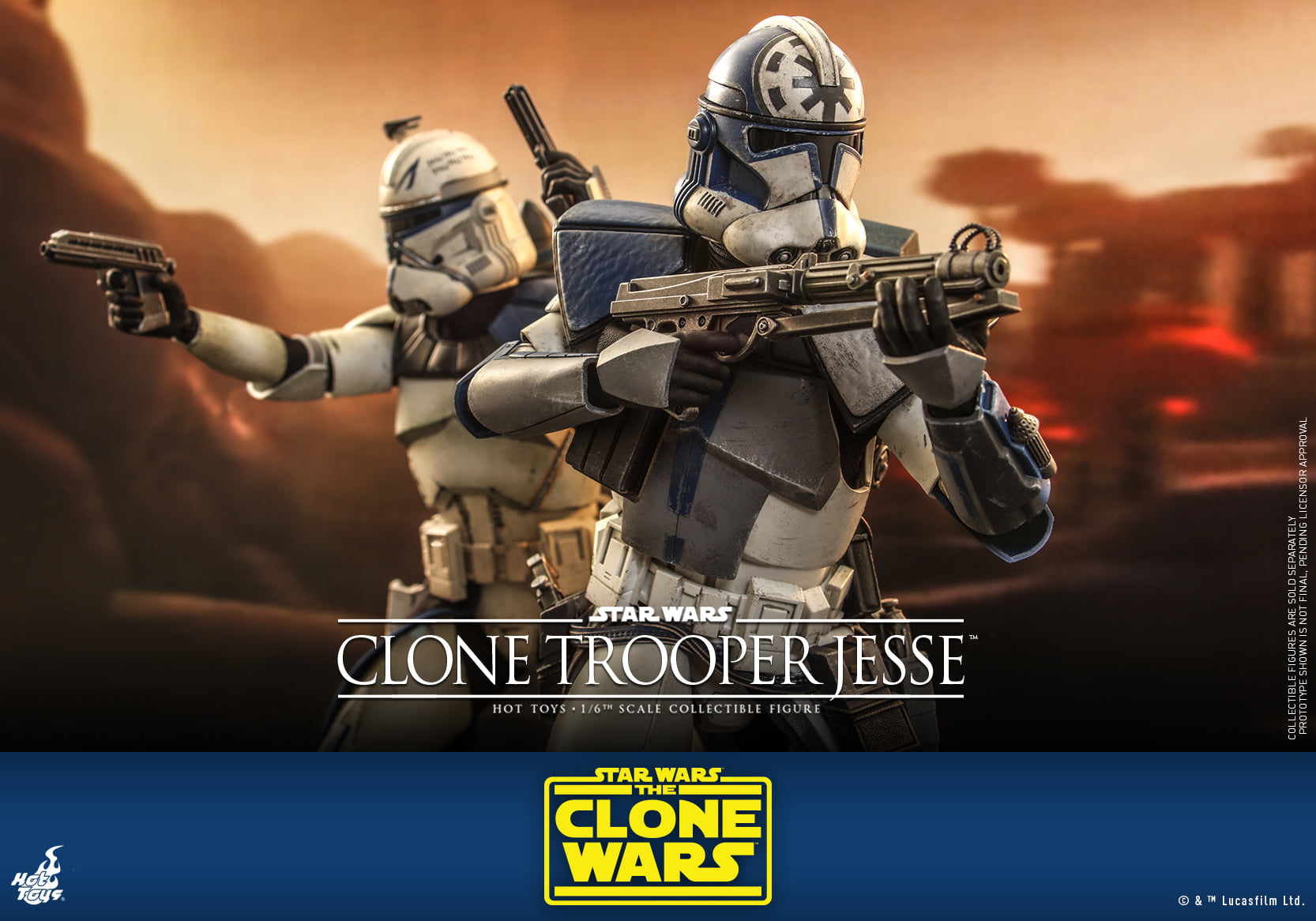 Hot Toys TMS064 1/6 Star Wars: The Clone Wars™ - Clone Trooper Jesse