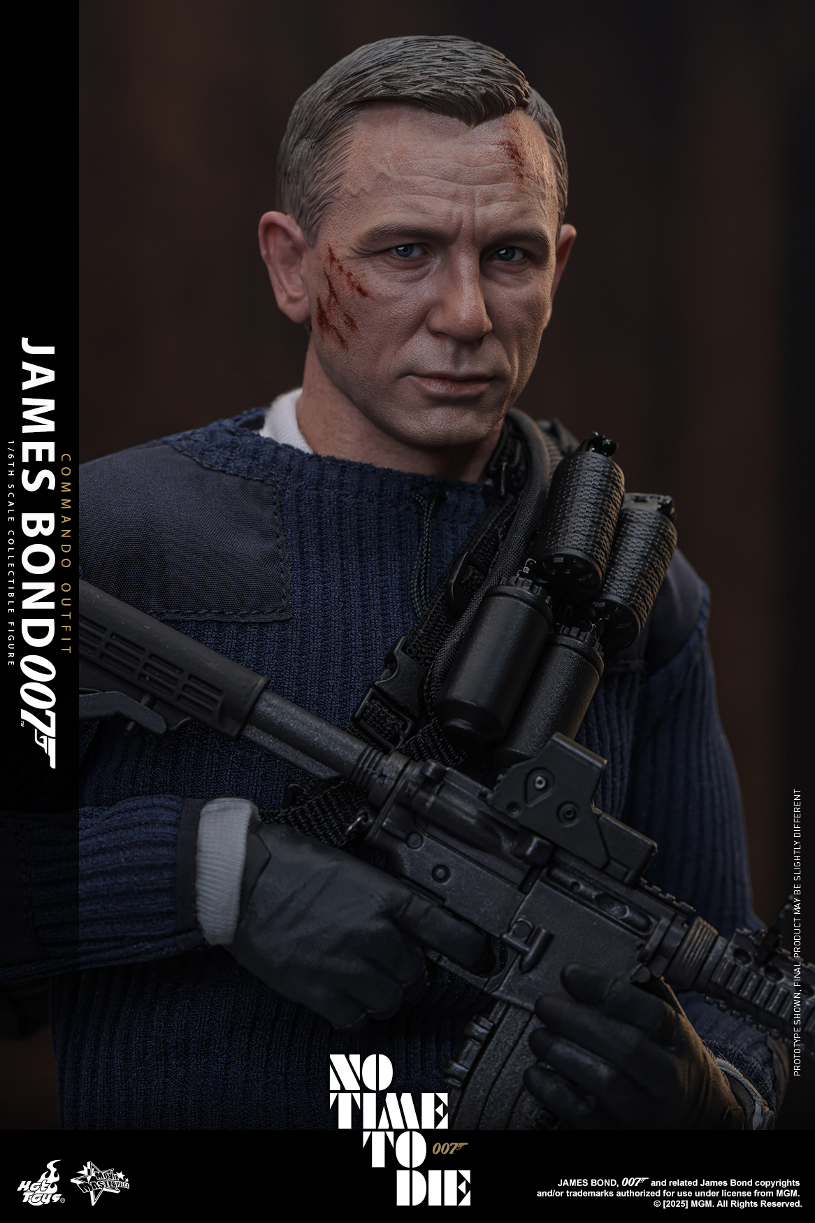 25/08/2568 Hot Toys MMS804 No Time To Die - James Bond (Commando Outfit)