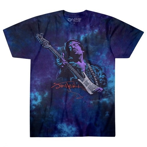 🇺🇸[PREORDER] เสื้อวง JIMI HENDRIX T-SHIRT รวมลายสุดฮิต ลิขสิทธิ์แท้ LIQUID BLUE จาก USA