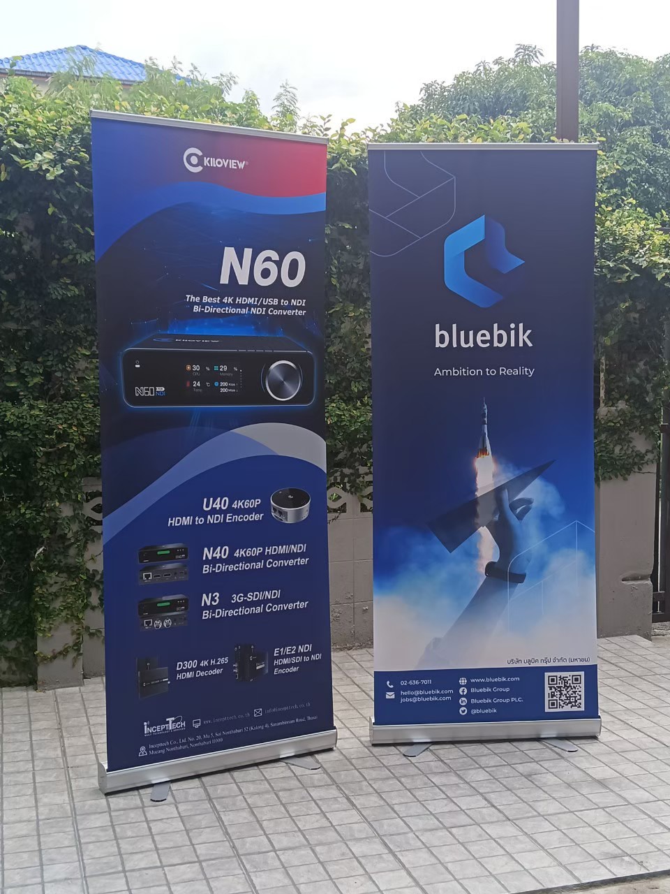 ROLL UP GRADE A โรลอัพ ขนาด 80x200 ซม. โครงสร้างอะลูมิเนียมอย่างดี แข็งแรง ทนทาน ม้วนเก็บได้ พกพาสะดวก