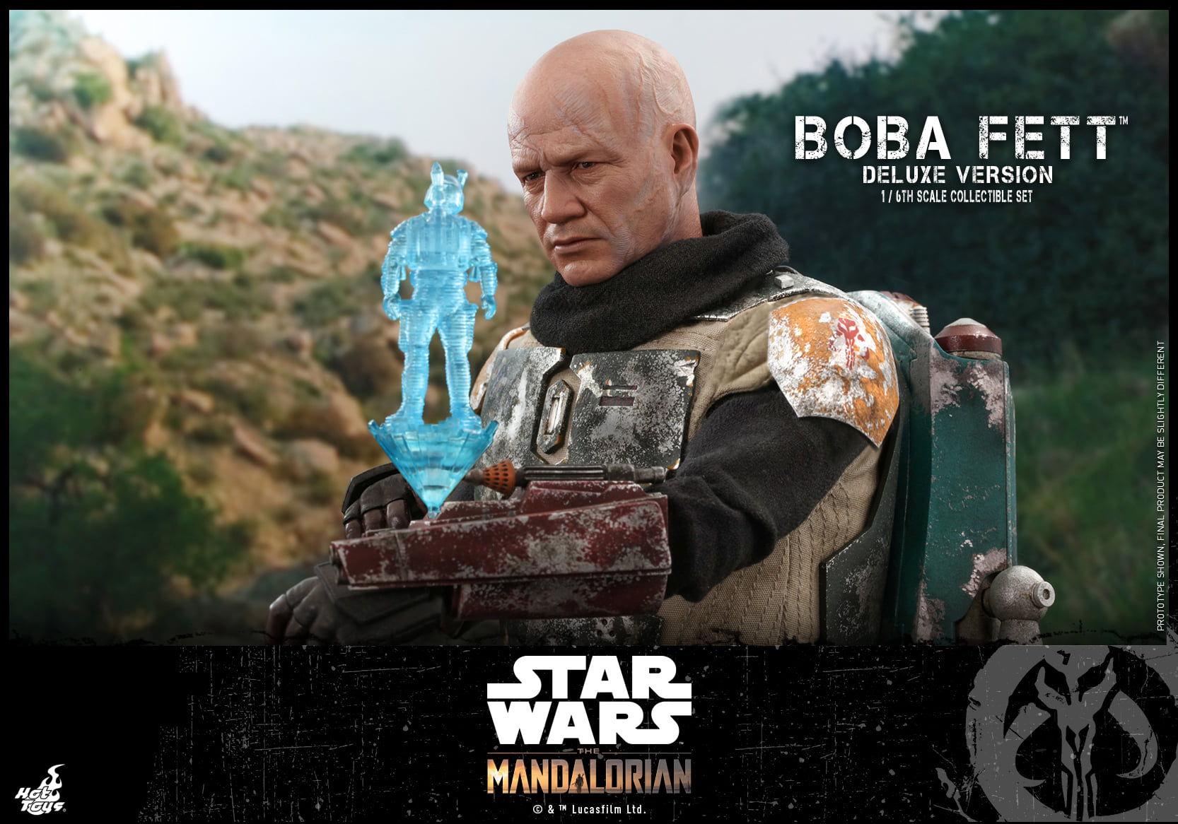 Hot Toys TMS034 1/6 Star Wars: The Mandalorian™ - Boba Fett (Deluxe Version)