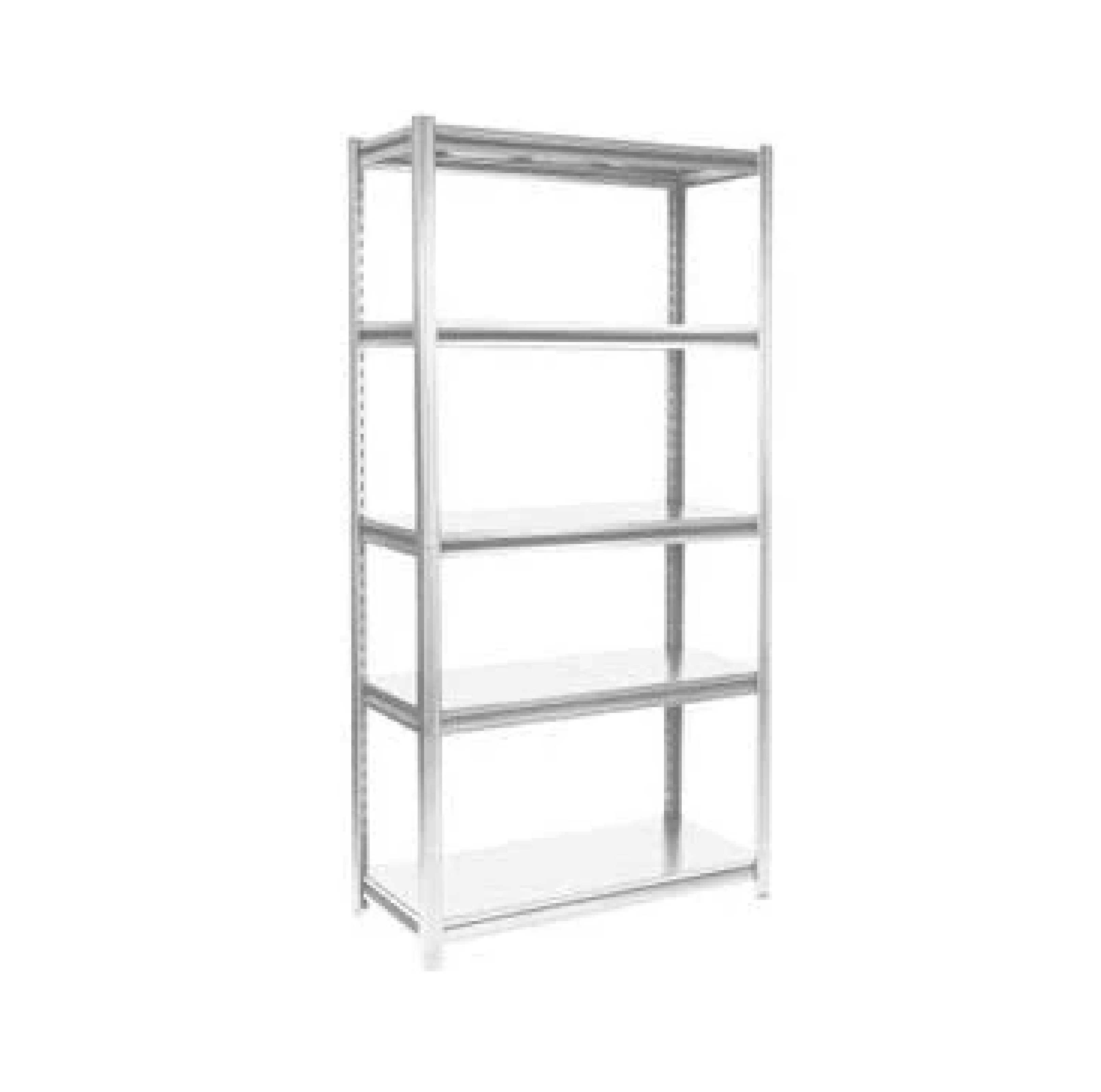 ชั้นวางของพื้นเหล็กพ่นสี 5 ชั้น Rocco KASSA HOME รุ่น MTR-50WH ขนาด 90 x 40 x 183 ซม. สีขาว