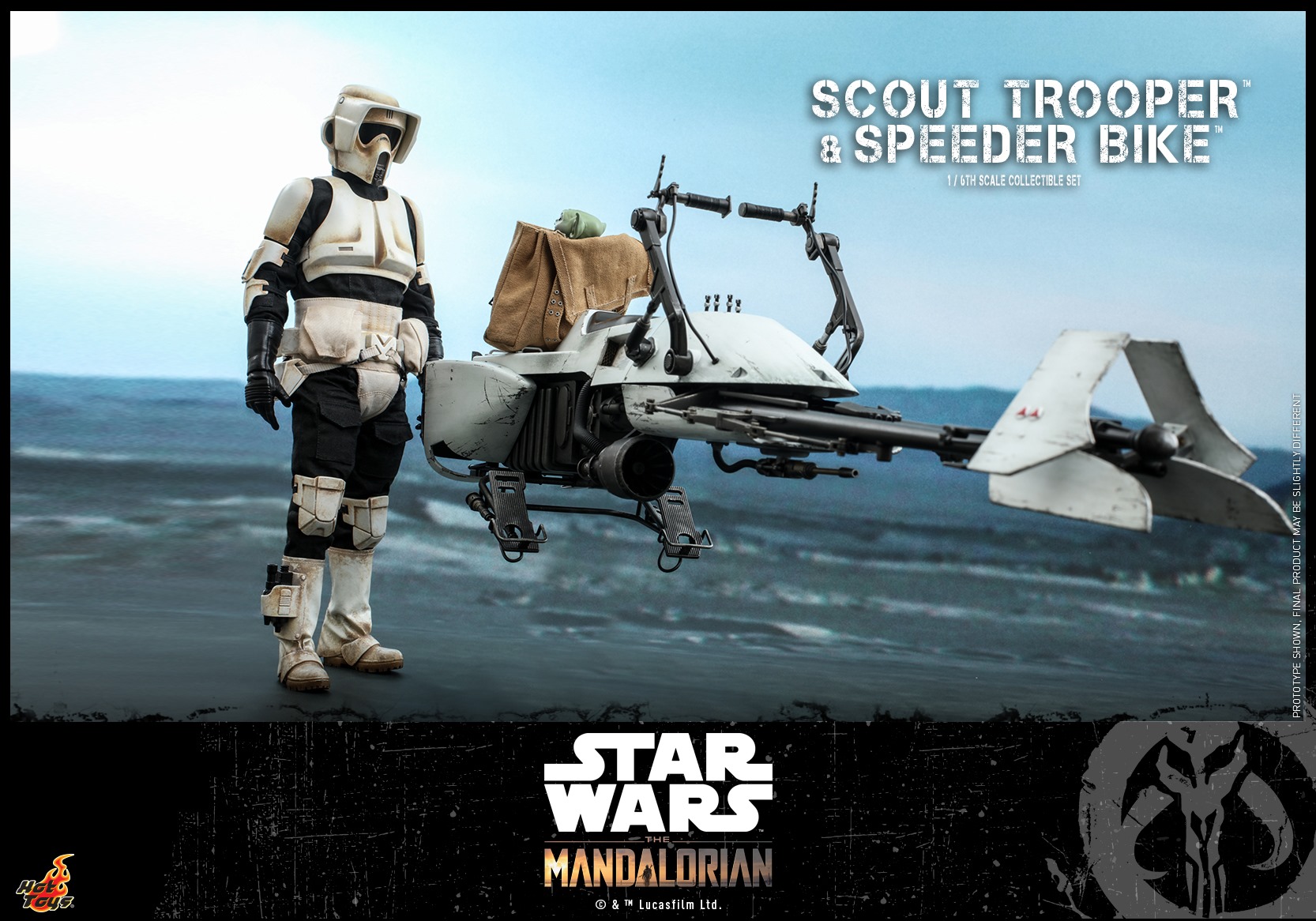 Hot Toys TMS017 The Mandalorian 1/6 Scout Trooper and Speeder Bike
