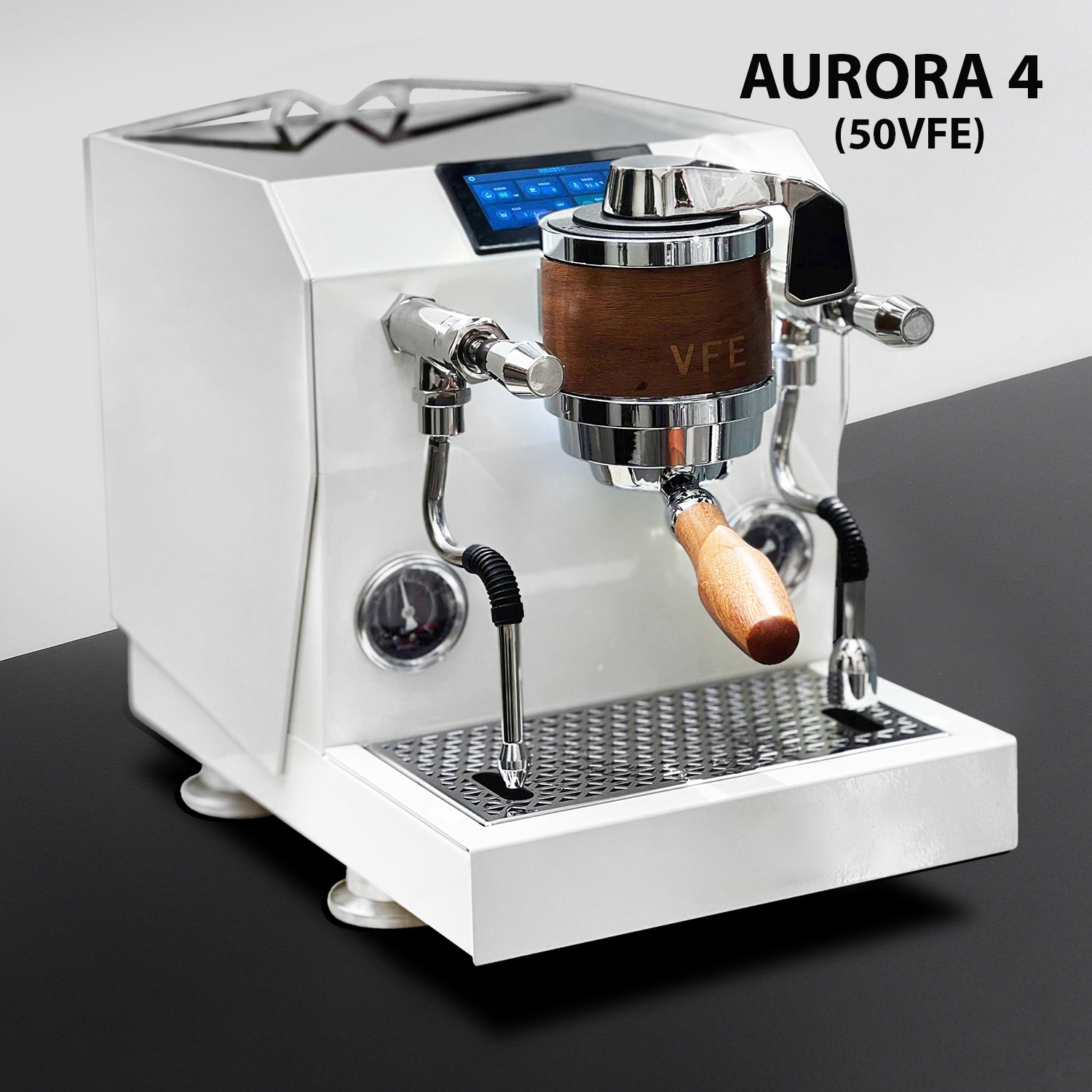 APRESSO AURORA 4 เครื่องชงเอสเปรสโซ 50VFE ปรับน้ำได้|พร้อมหน้าจอ LCD