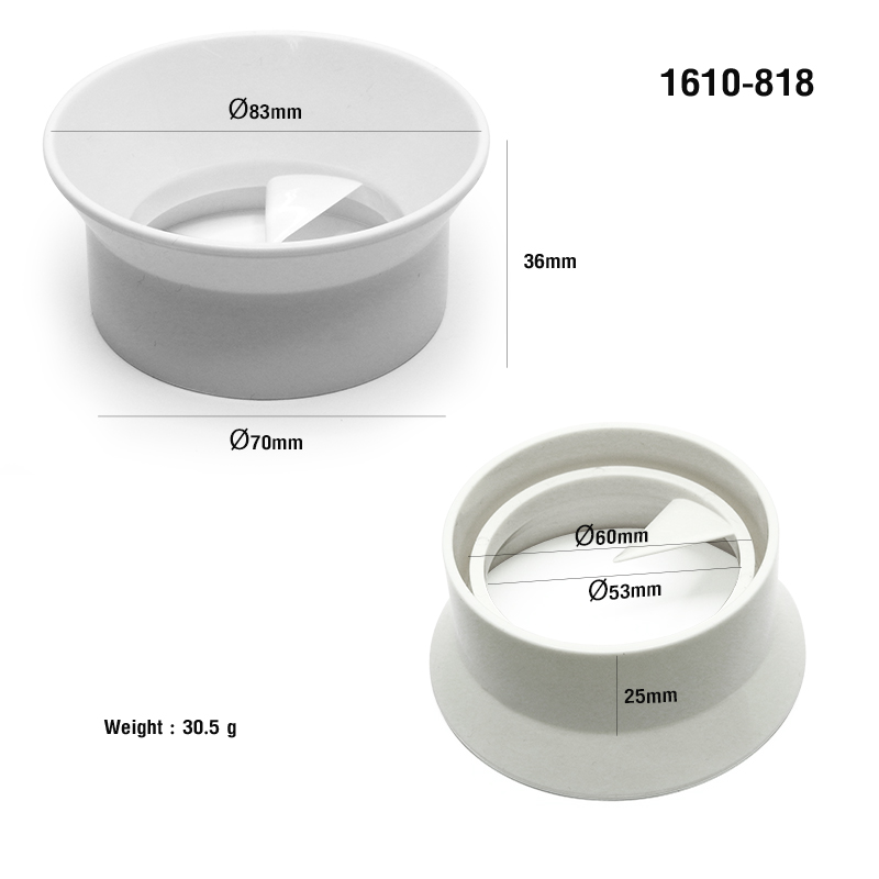 ที่ช่วยกรอกกาแฟมอคค่าพอท Ø53 mm. สำหรับ 3 cups