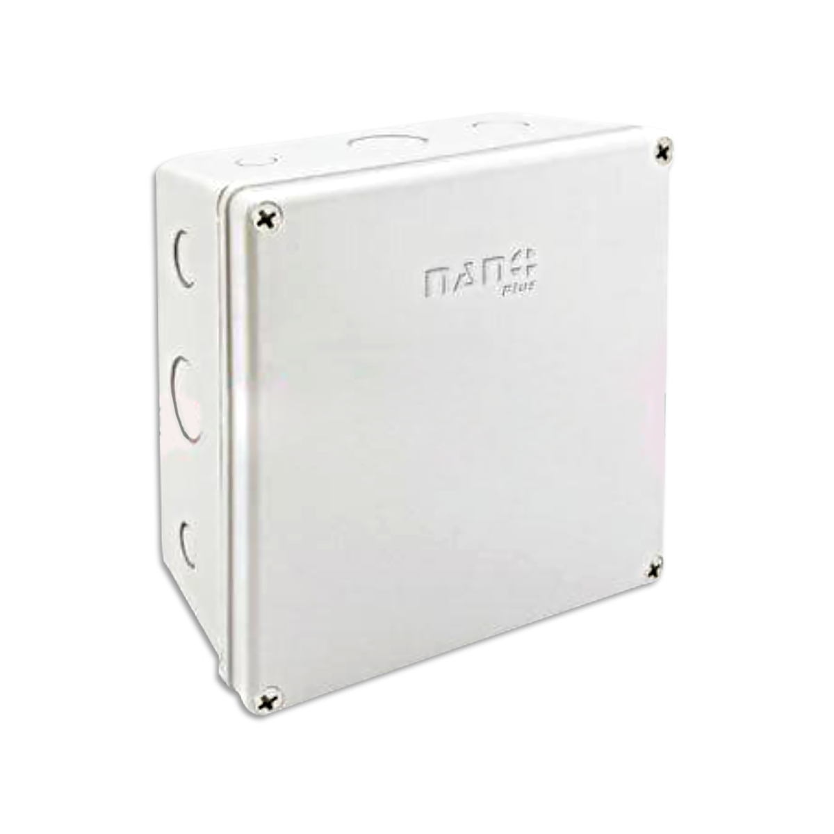 กล่องกันน้ำสีขาว 8"x8" x4" รุ่นนาโนพลัส 206W-NNP (16 ชิ้น / กล่อง)