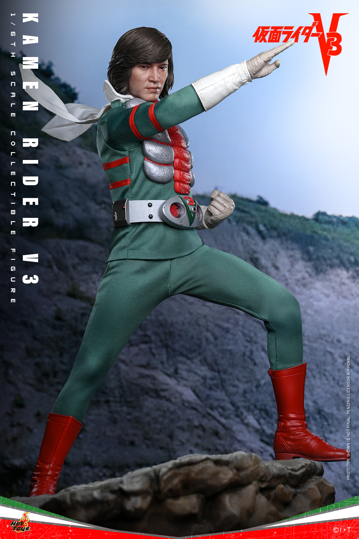 25/08/2568 Hot Toys TMS162 Kamen Rider V3 - Kamen Rider V3