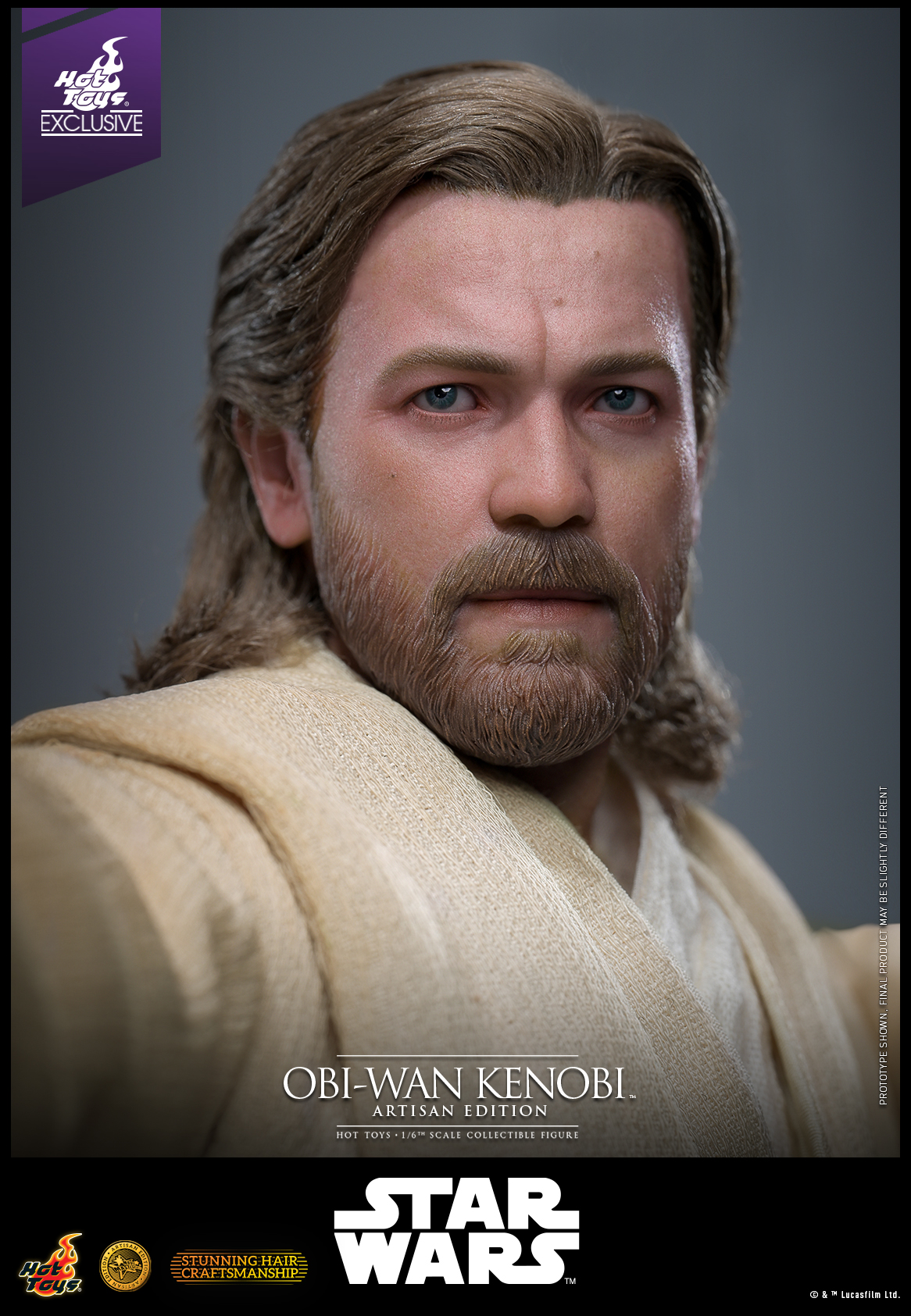 Hot Toys MMS809AE Star Wars: Attack Of The Clones - Obi-Wan Kenobi (Artisan Edition) [Hot Toys Exclusive]