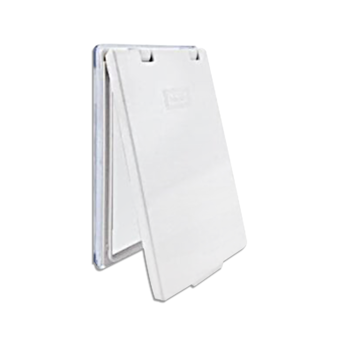 NANO ฝาครอบ ขนาด 3x5x0.5" 1 ช่อง สีขาว รุ่น NANO-410-1 (100 ชิ้น/กล่อง)