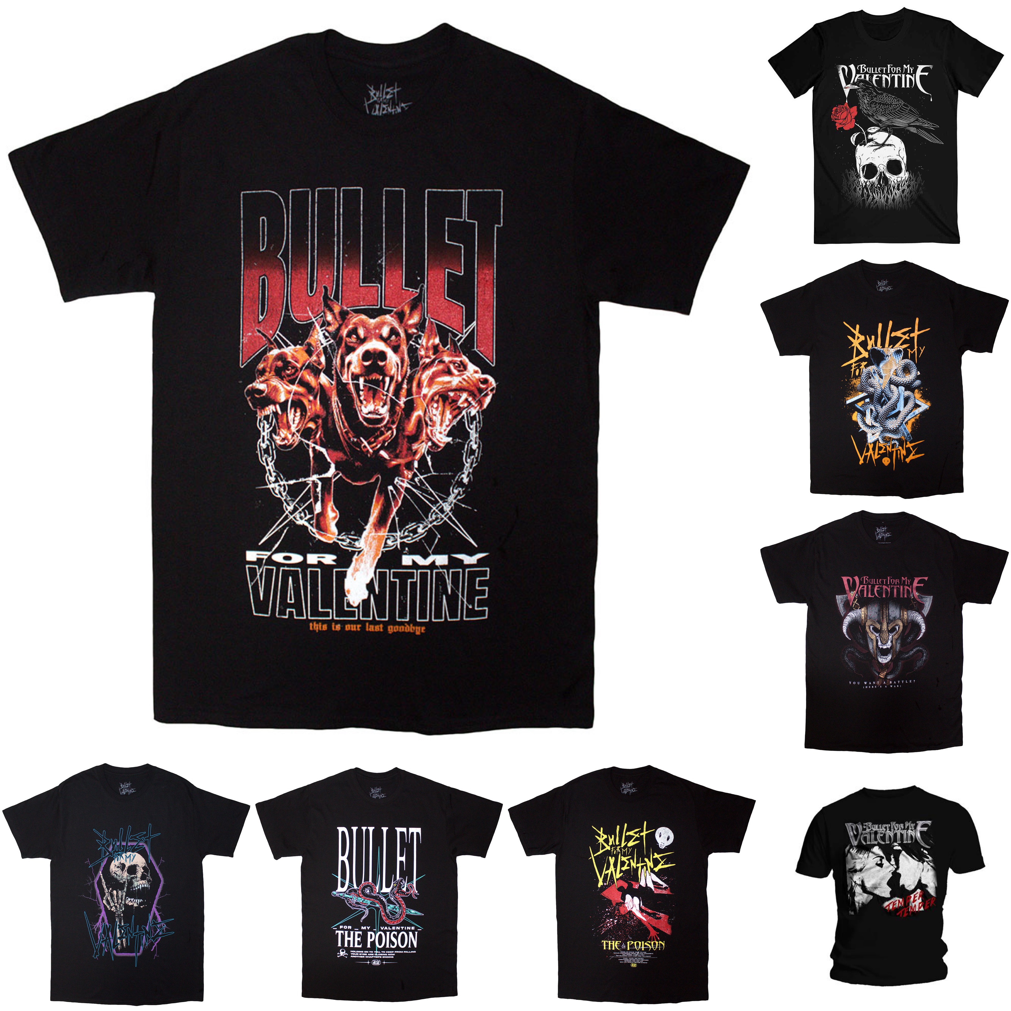 [PREORDER] เสื้อวง BULLET FOR MY VALENTINE T-SHIRT ลิขสิทธิ์แท้ UK รวมลายสุดฮิต