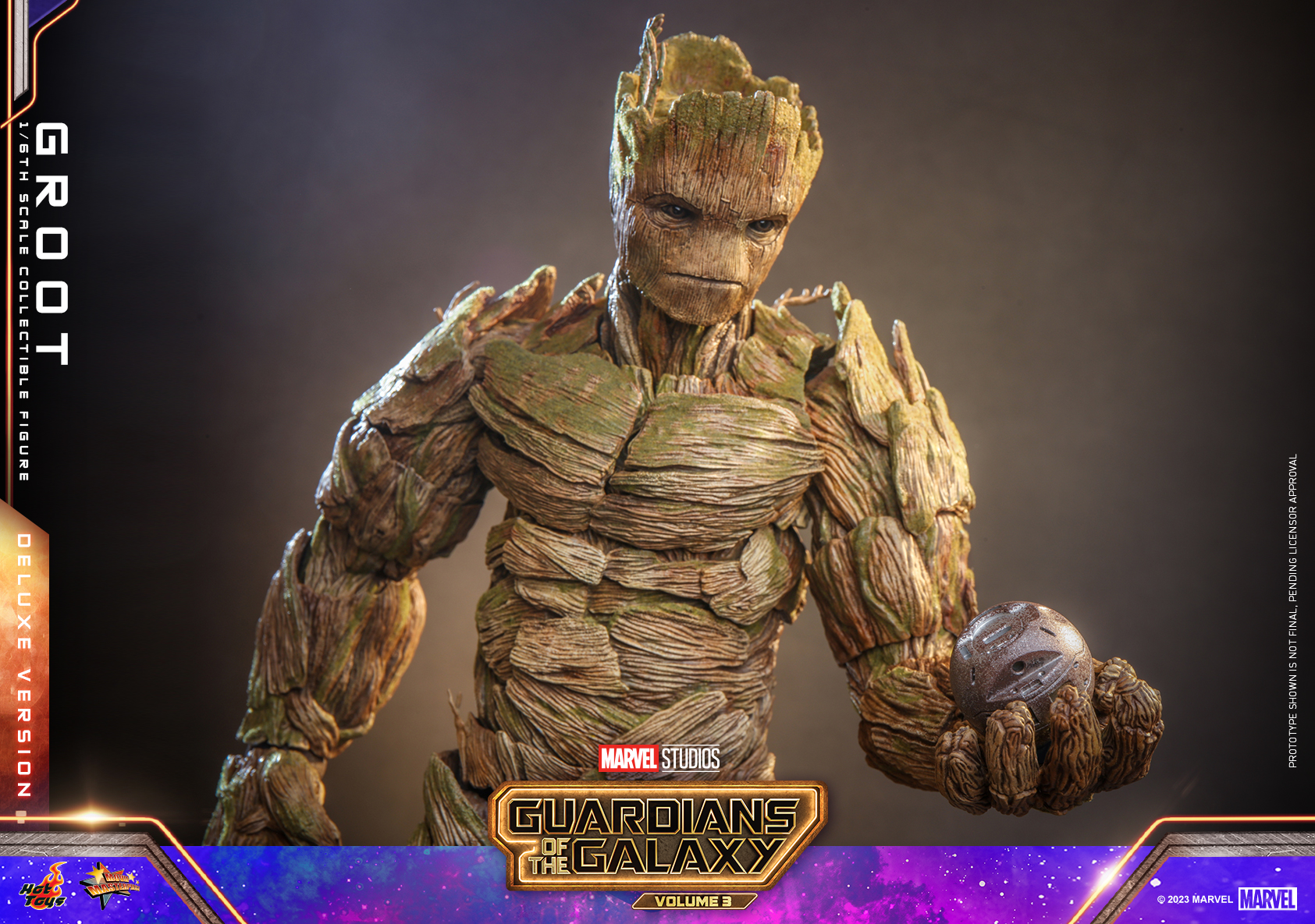 Hot Toys MMS707 1/6 Guardians of the Galaxy Vol. 3 - Groot (Deluxe Version)