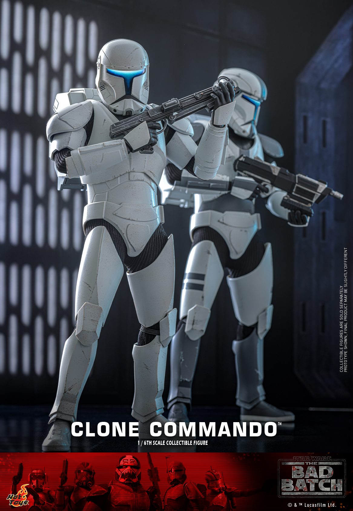 Hot Toys TMS131 Star Wars: The Bad Batch - Clone Commando