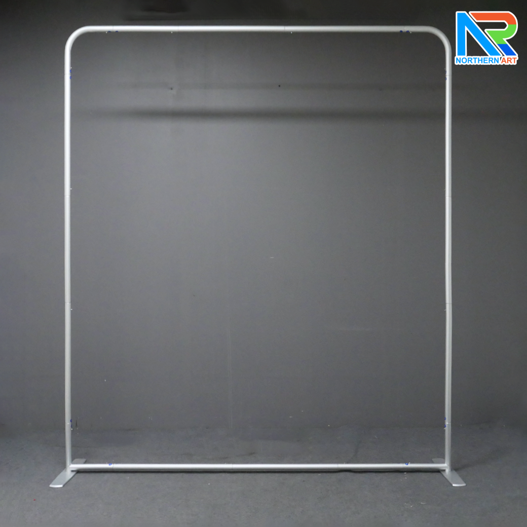 แบคดรอปผ้า (Fabric Backdrop) รุ่นตรง Savvy ขนาด (H)180 x (W)120-1000 cm. โครงอะลูมิเนียม ถอดประกอบได้ แถมฟรี! กระเป๋าใส่อุปกรณ์ 1 ใบ