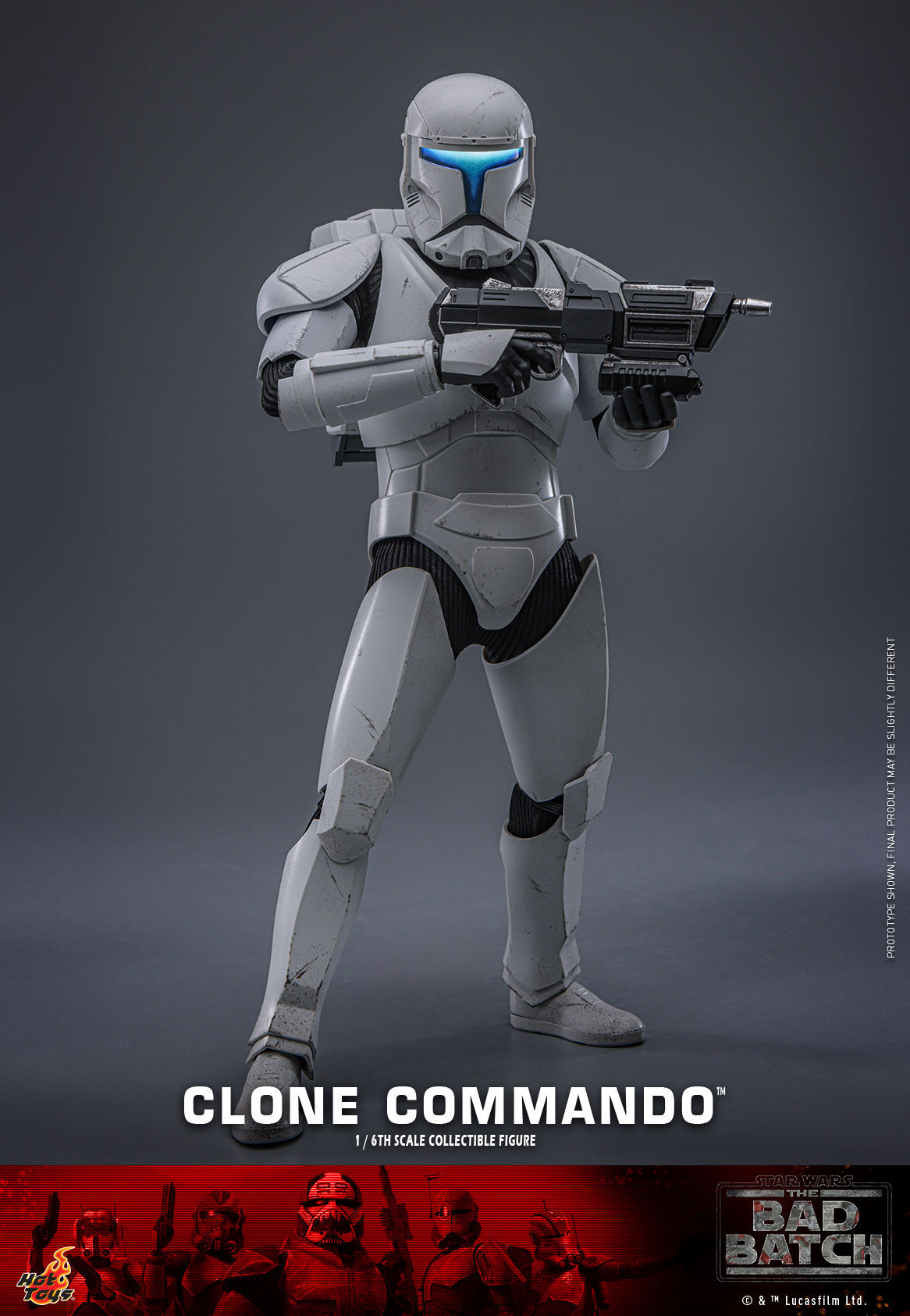 Hot Toys TMS131 Star Wars: The Bad Batch - Clone Commando