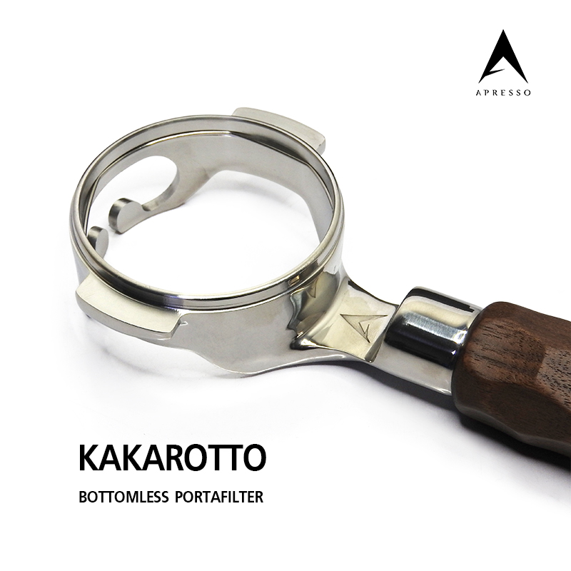 ด้ามชงไม่มีก้น APRESSO ด้ามไม้ Bottomless(Naked) E61