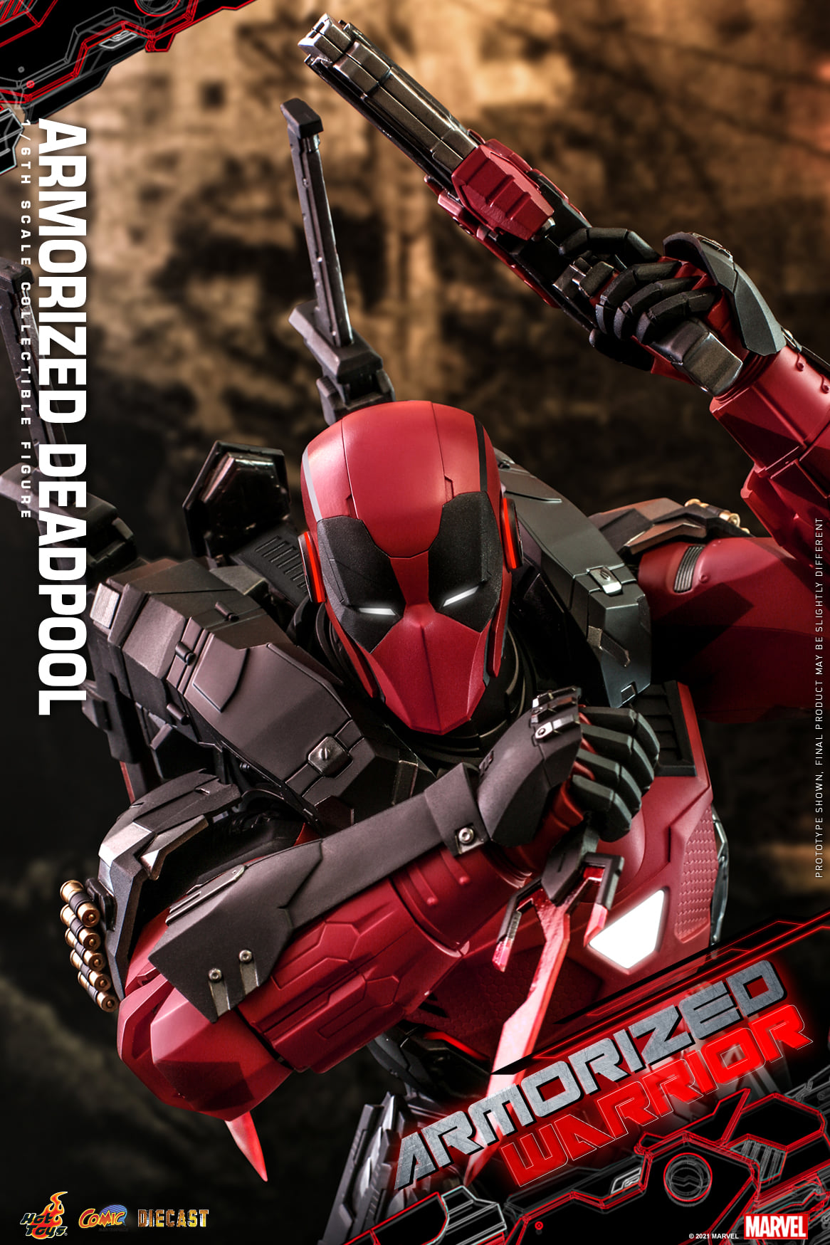 Hot Toys CMS09D42 1/6 Armorized Warrior - Armorized Deadpool (SE)