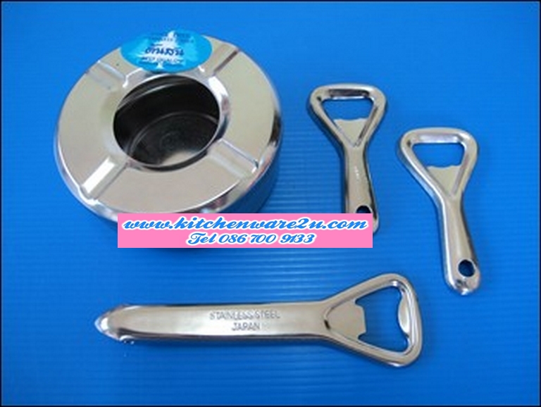 P08404 เขี่ยบุหรี่สแตนเลส TP-136 ราคาส่งต่อ 20 โหล: 240 อัน:เฉลี่ย 14 บ/อัน (ขายส่งยกมัด ยกลัง)