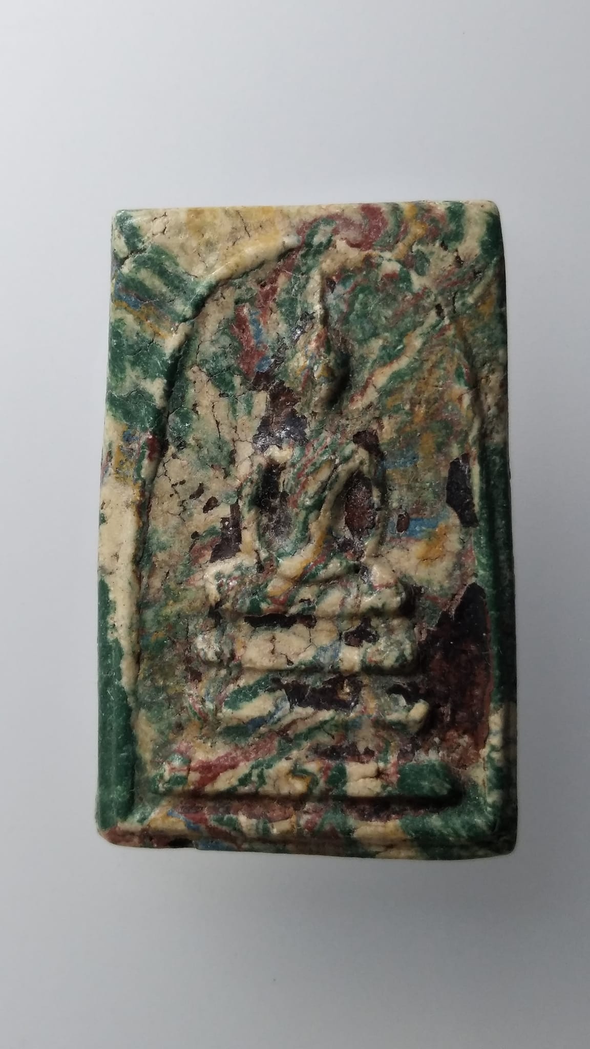 G490 พระสมเด็จสายรุ้ง (เบญจสิริ) หลังครุฑ