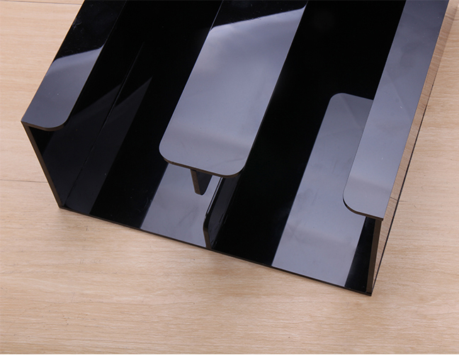 กล่องอะคริลิคจ่ายแก้ว กล่องใส่แก้วกาแฟ ที่ใส่แก้ว เครืองดื่ม 3 ช่อง