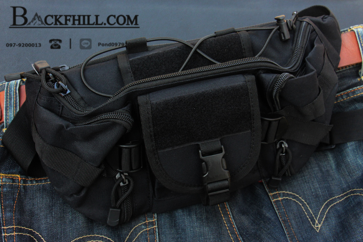 กระเป๋าคาดเอวดำ กระเป๋าคาดเอวทหาร กระเป๋าคาดเอวช่างกล้อง กระเป๋าคาดอก กระเป๋าทหาร กระเป๋าbiker กระเป๋ามอเตอร์ไซค์