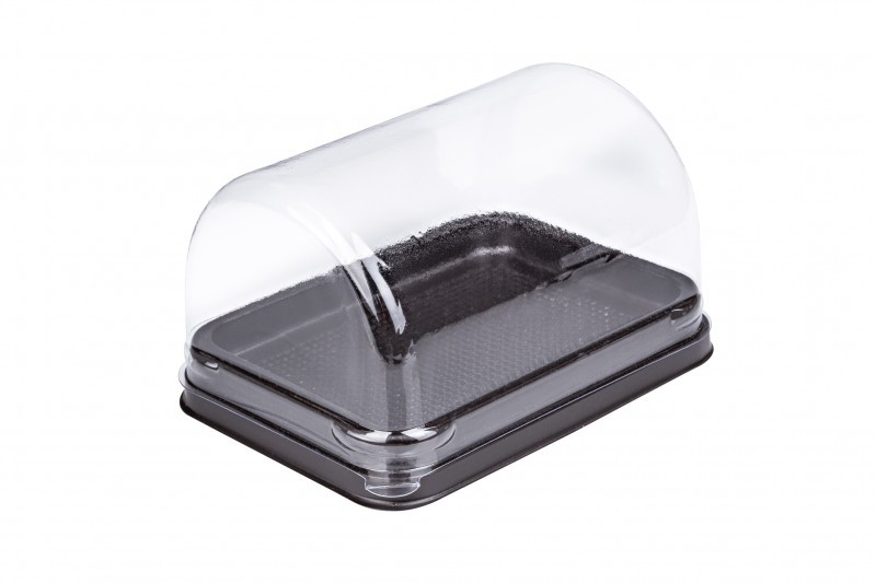 กล่องพลาสติก กล่องใส่ขนม ฐานสีน้ำตาล + ฝาสีใส รหัส E-89 จำนวน 25ใบ สอบถามราคาล่าสุดทาง Line : @kccfood