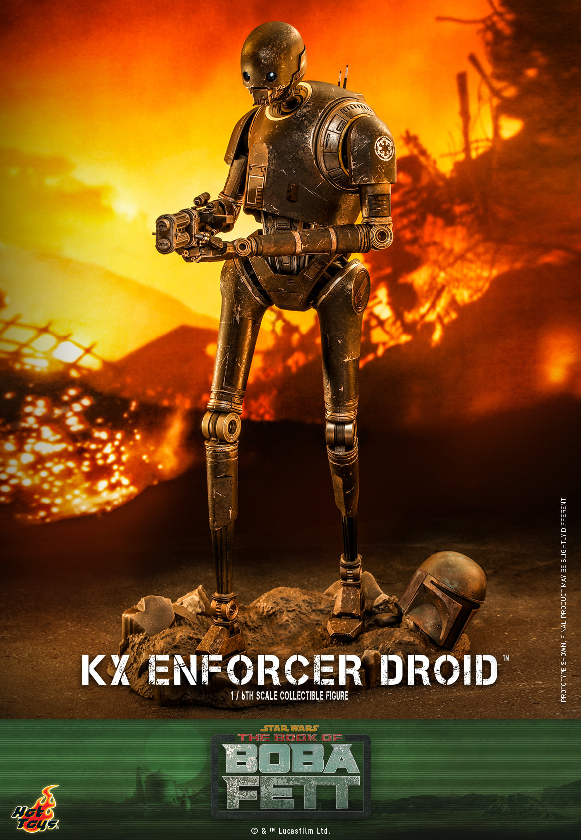 Hot Toys TMS072 1/6 Star Wars: The Book of Boba Fett™ - KX Enforcer Droid™