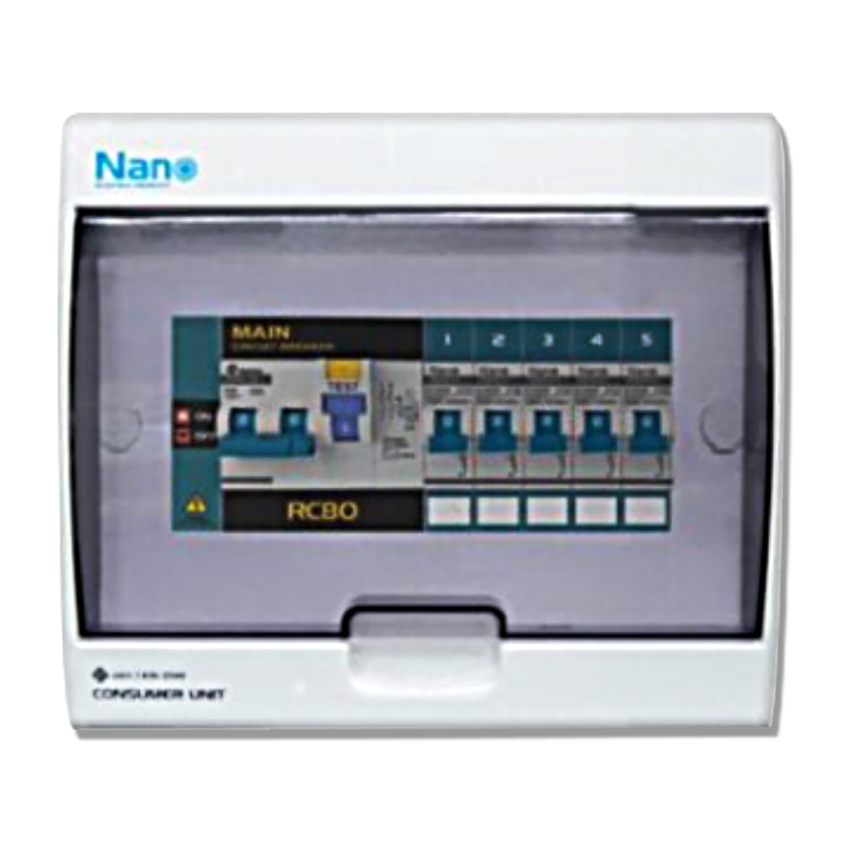 NANO ตู้คอนซูมเมอร์ยูนิต เมน + 5 ช่อง + ลูกย่อย