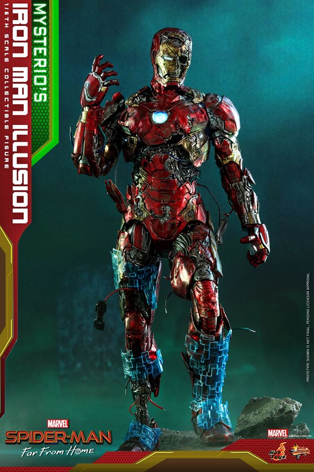 Hot Toys MMS580 Spider-Man: Far From Home - Mysterio’s Iron Man Illusion