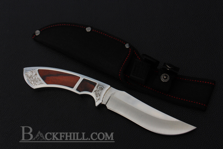 มีดใบตาย COLUMBIA รุ่นNo.139 มีดพกทรงเปอร์เซีย ด้ามจับลายคลาสสิค อย่างดี พร้อมซองไนลอน