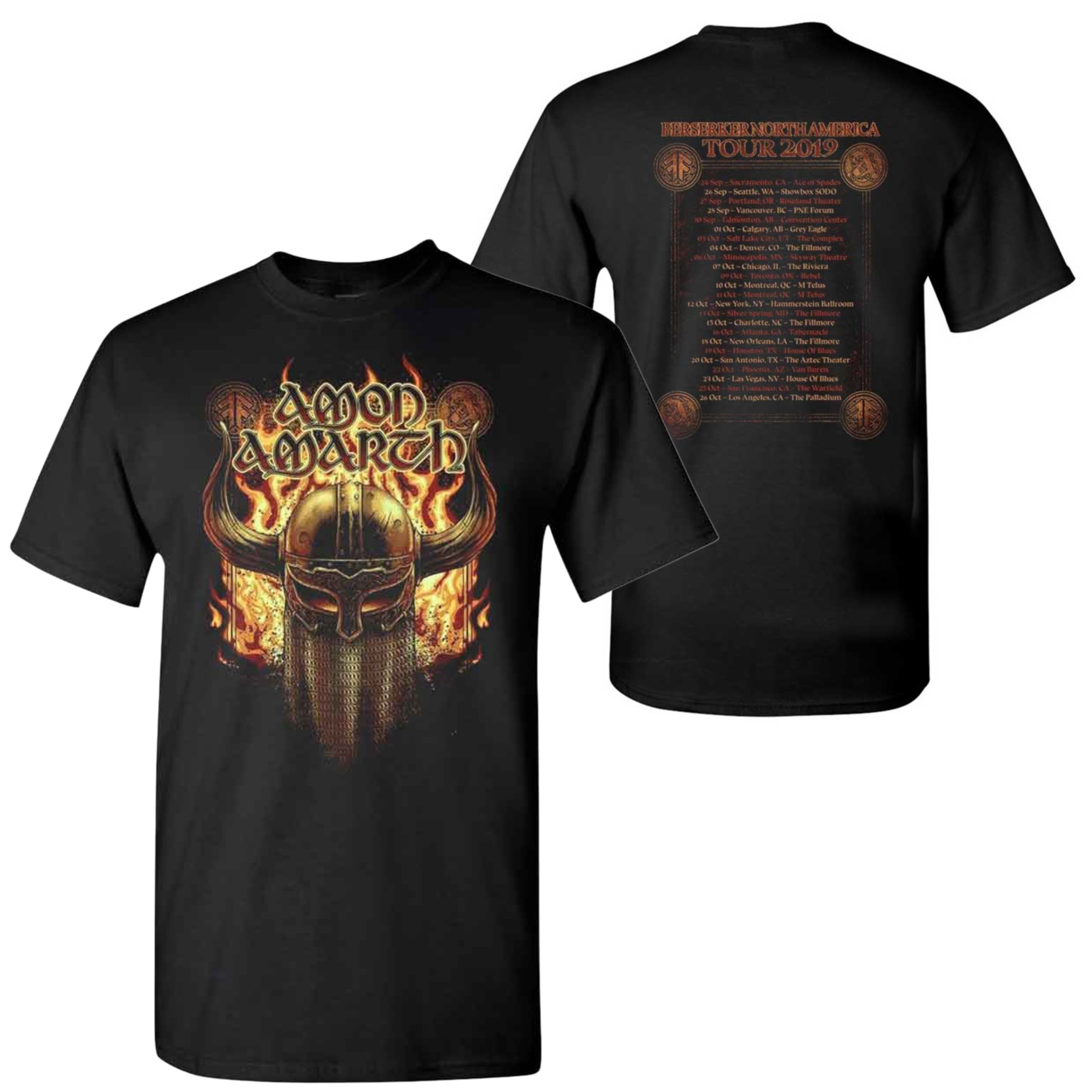 🇺🇸[PREORDER] เสื้อวง AMON AMARTH T-SHIRT รวมลายสุดฮิต ลิขสิทธิ์แท้จาก USA