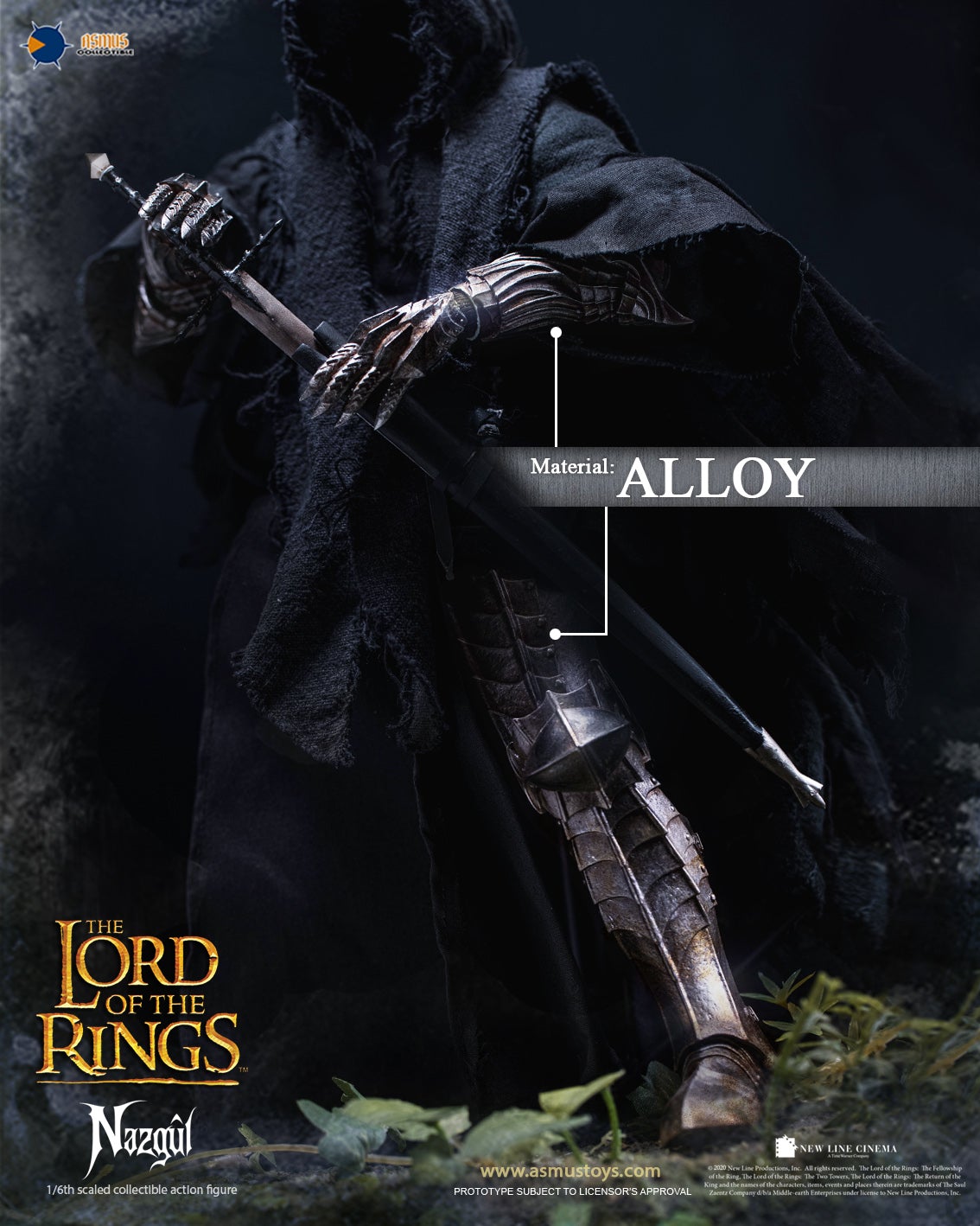 Asmus Toys LOTR005V2 1/6 The Lord of The Rings - Nazgûl