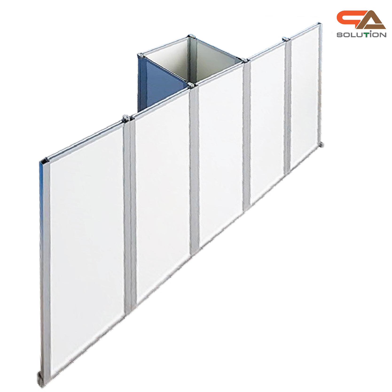 บอร์ดนิทรรศการ ตั้งต่อเนื่อง พร้อมข้อต่อ สามารถสั่งผลิตตามขนาดและจำนวนที่ต้องการ