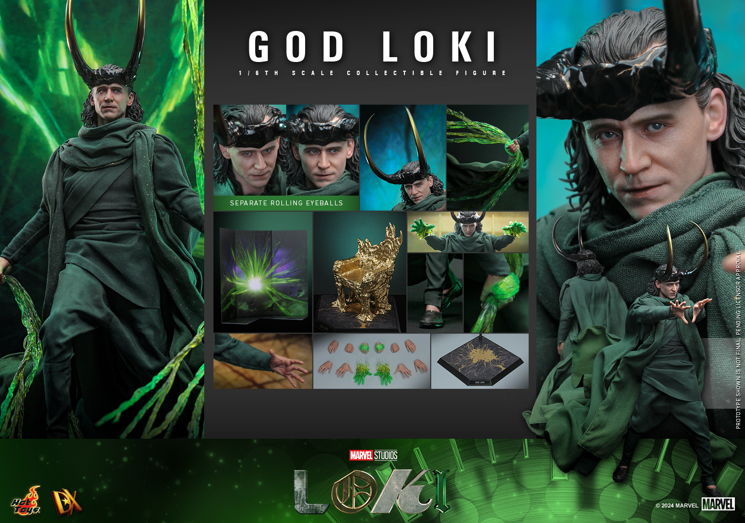 Hot Toys DX40 Loki - God Loki