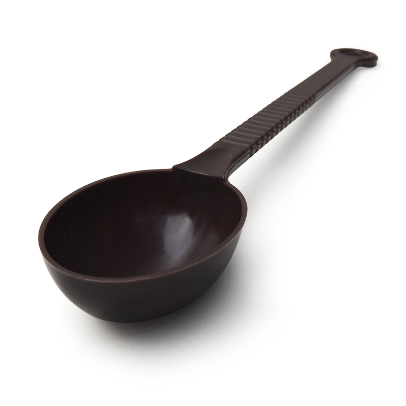 ช้อนตักเมล็ดกาแฟพลาสติก มีรูแขวน