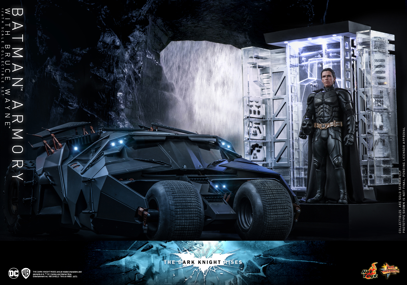 Hot Toys MMS702 1/6 The Dark Knight Rises - Batman Armory with Bruce Wayne