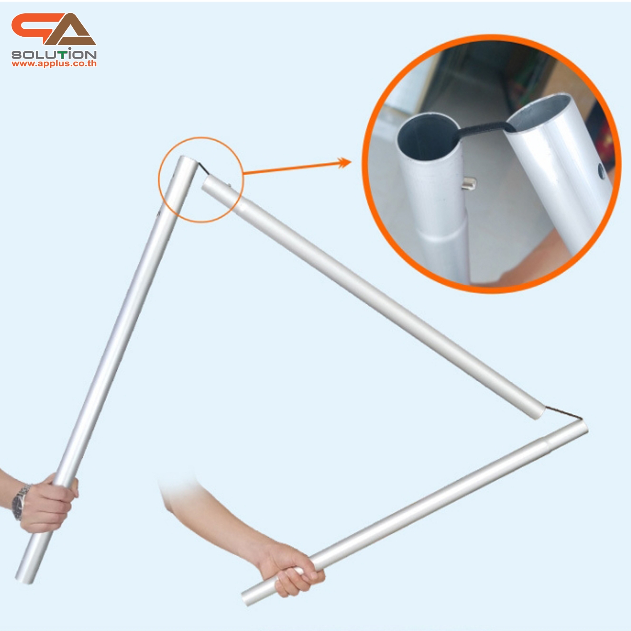 CLEARANCE SALE! แบคดรอปผ้า รุ่น Tube Steel Feet ขนาด (W)100 x (H) 200 cm.โครงอะลูมิเนียม ถอดประกอบได้