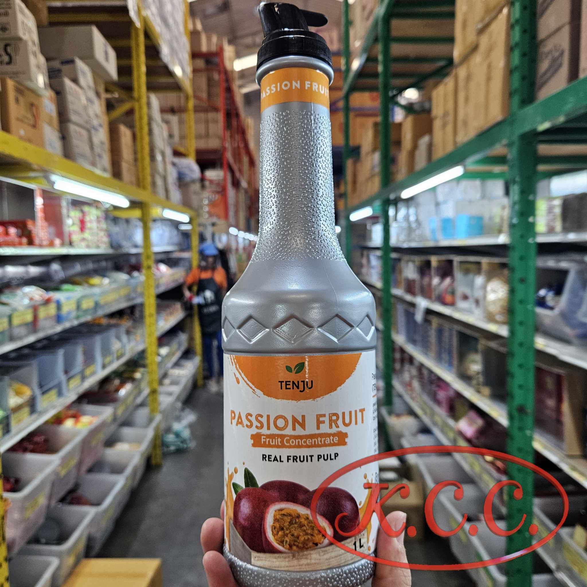 Tenju Passion Fruit เฟรชขั่นฟรุ๊ต Syrup (1L.)