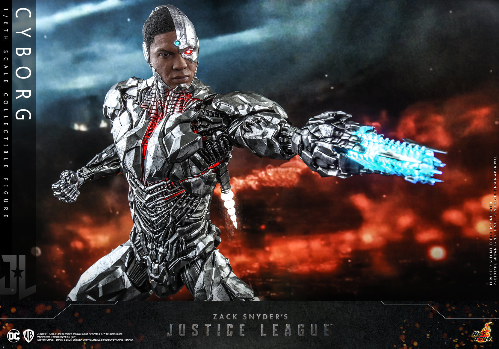 Hot Toys TMS057 1/6 Zack Snyder's Justice League - Cyborg