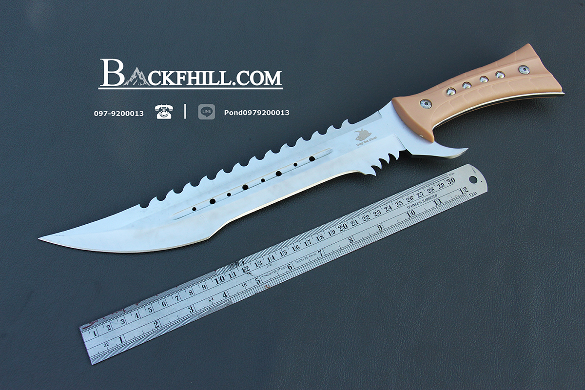 ดาบอสูรใต้ทะเล Deep Sea Ghost สุดโหดทะเลลึก Stainless Steel 17 นิ้ว