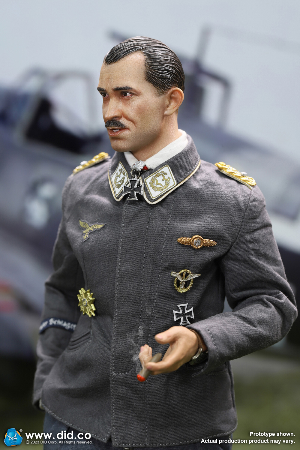 DID D80165 1/6 WWII German Luftwaffe Ace Pilot - Adolf Galland