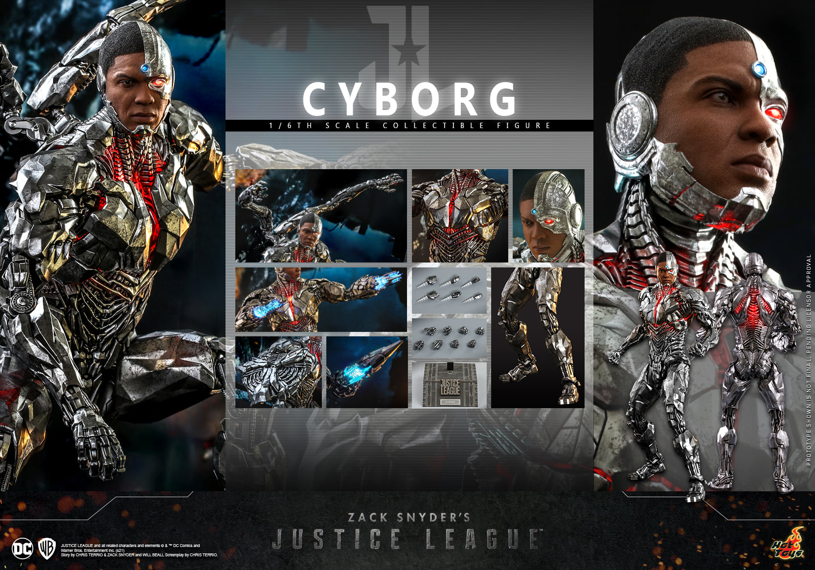 Hot Toys TMS057 1/6 Zack Snyder's Justice League - Cyborg