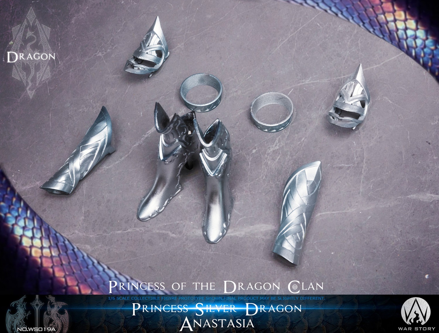 WAR STORY WS019A 1/6 Dragon Princess - Silver Dragon Anastasia