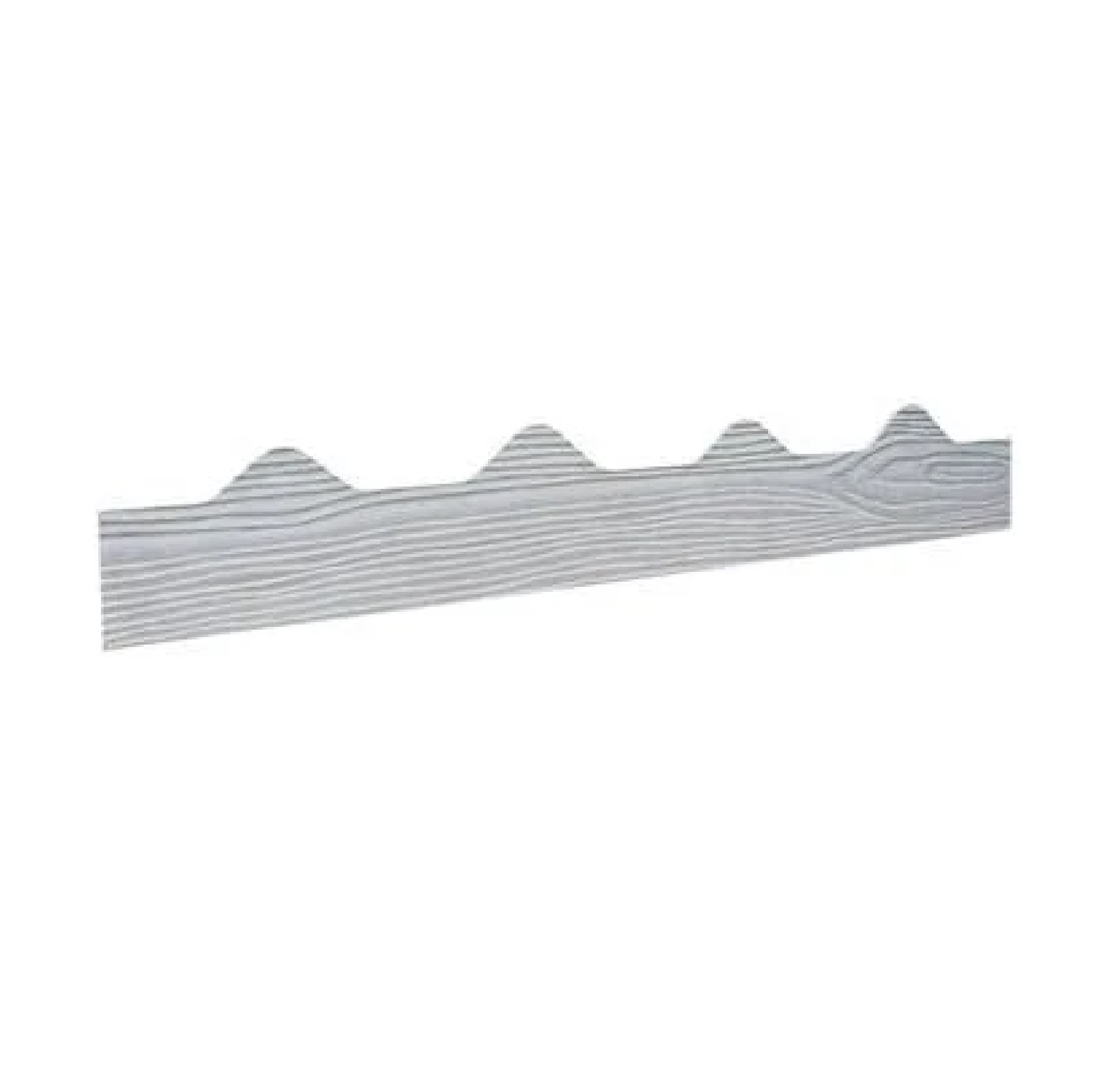 ไม้ปิดกันนก ลอนคู่ ตราเพชร ขนาด 15 x 300 x 0.8 ซม. สีธรรมชาติ