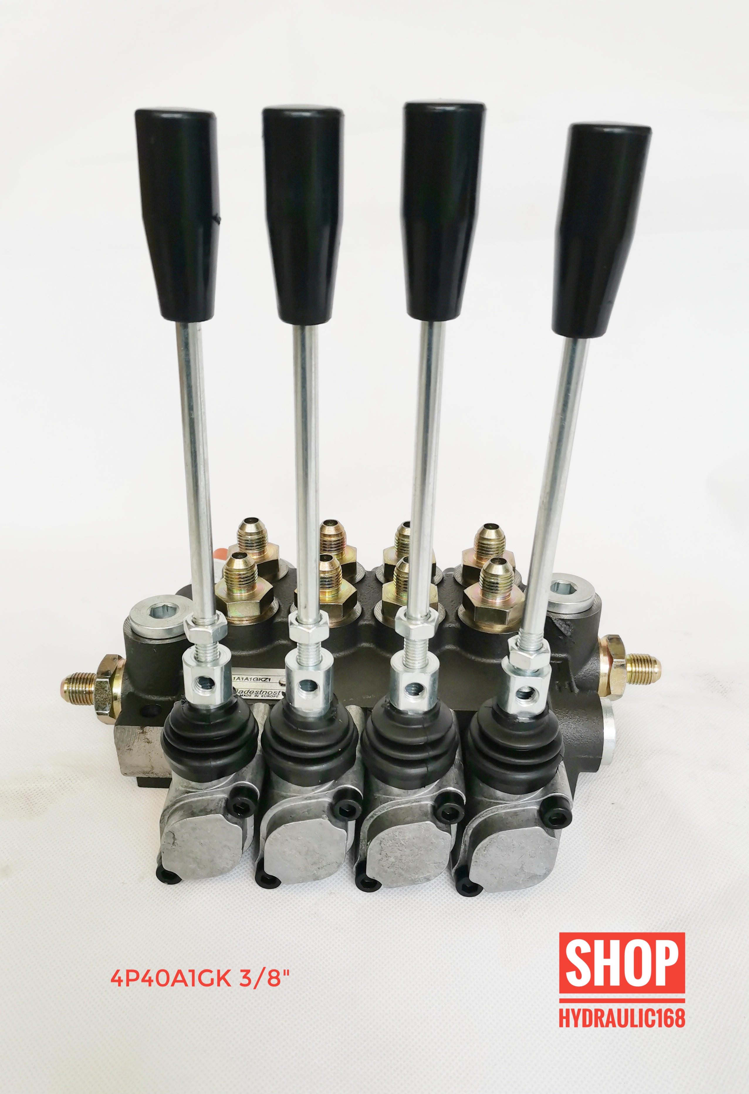 คอนโทรล4 แกน 3 หุน 4P40A1GK3/8'' 40ลิตร/นาที พร้อมข้อต่อ