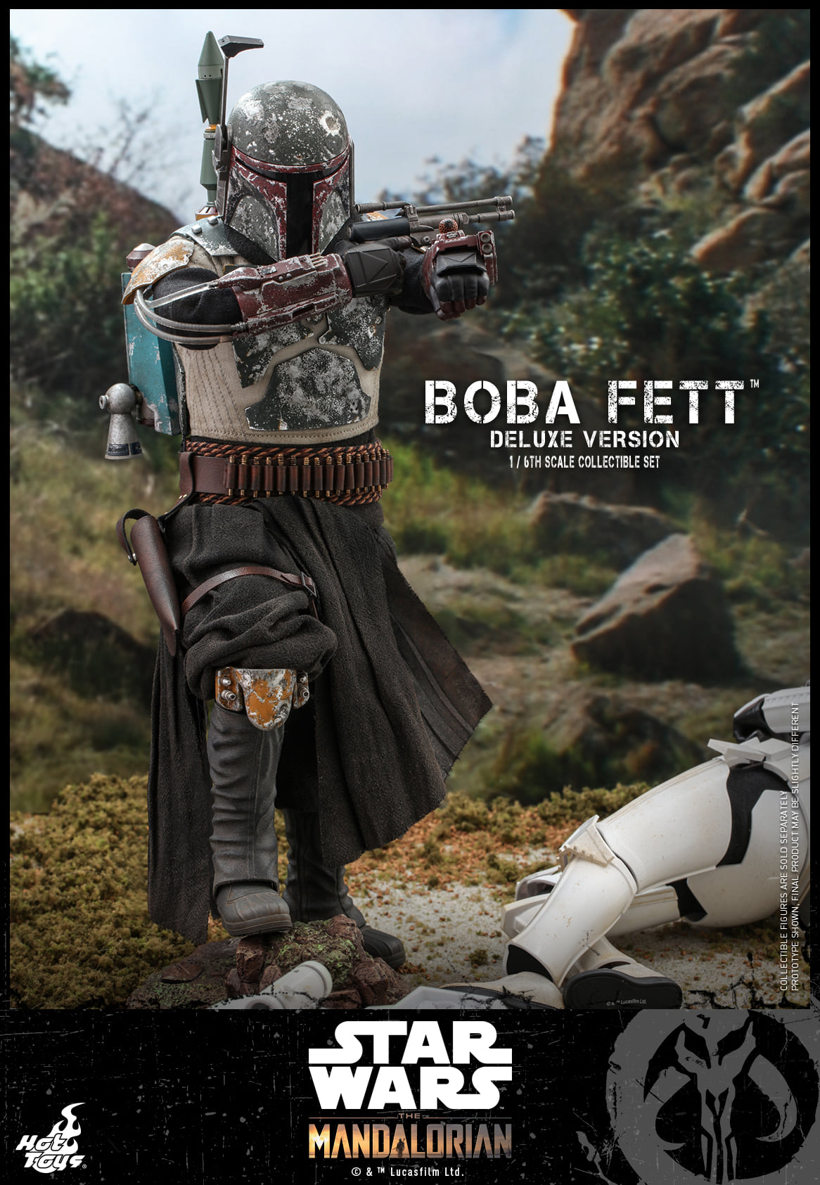 Hot Toys TMS034 1/6 Star Wars: The Mandalorian™ - Boba Fett (Deluxe Version)